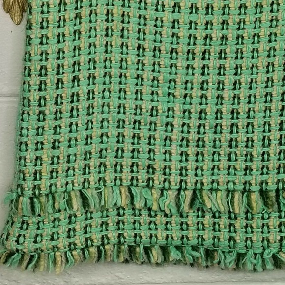 Tibi Tweed Fringe Skirt Pockets 4 - Picture 3 of 11